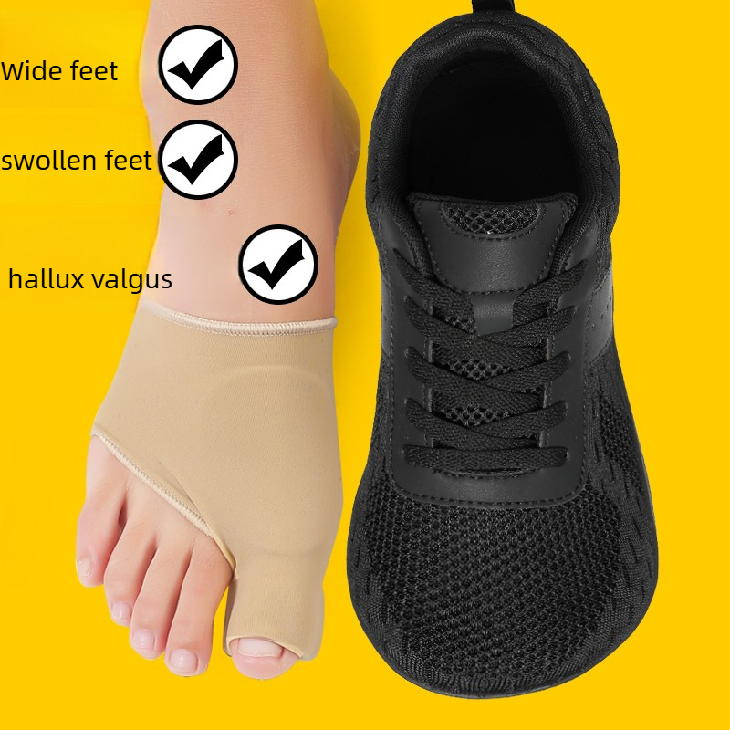 Men'S Shoes For Wide Feet - Unisex Wide Toe Box Sneakers Breathable
