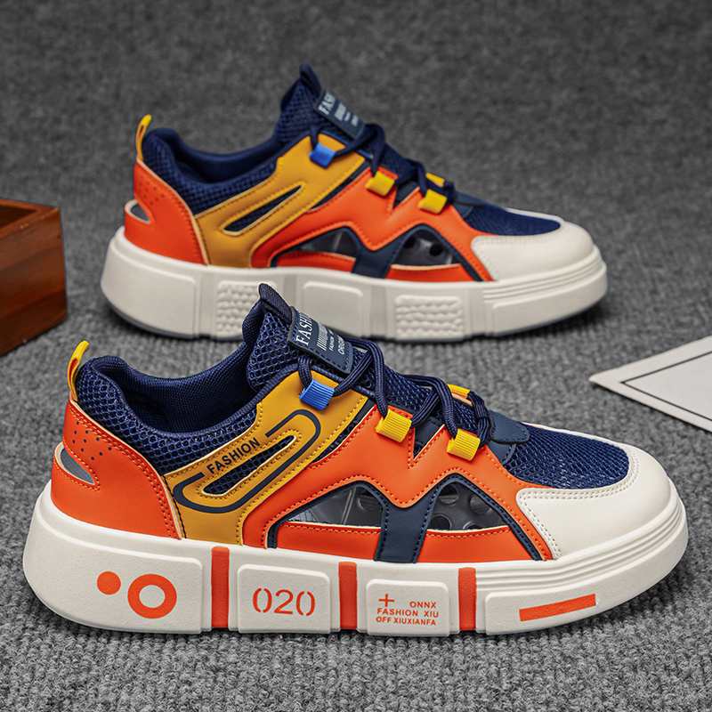 Men Shoes Xxl - Clawave Men's Hollow Breathable Chunky Casual