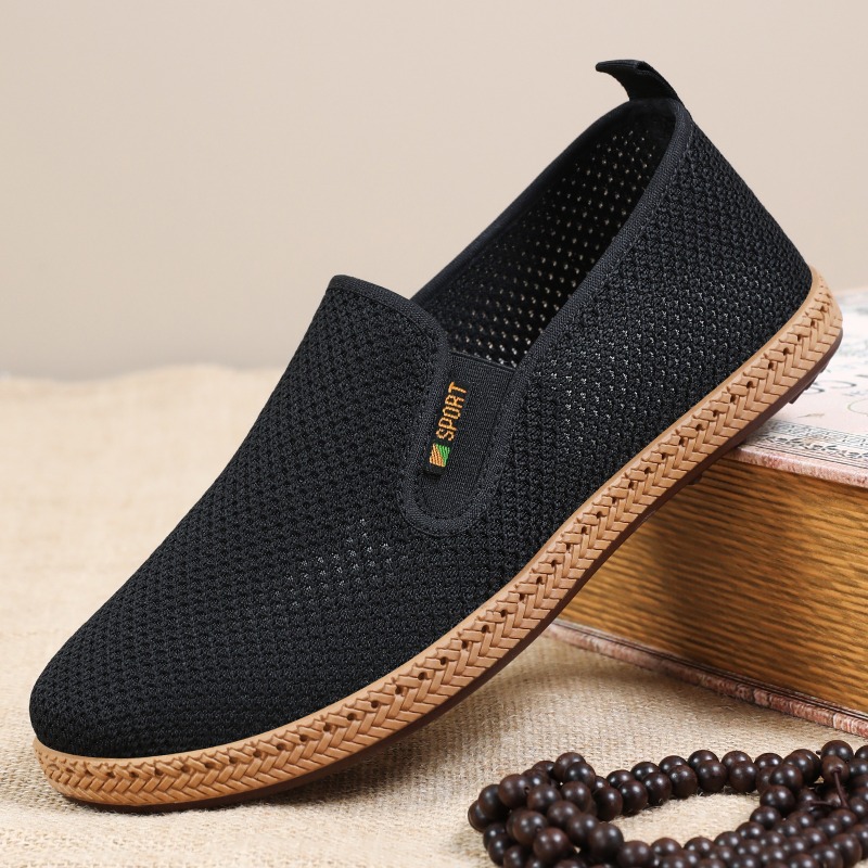 Men's Old Beijing Style Slip-O - Men'S Shoes For Wide Feet 评论和价格