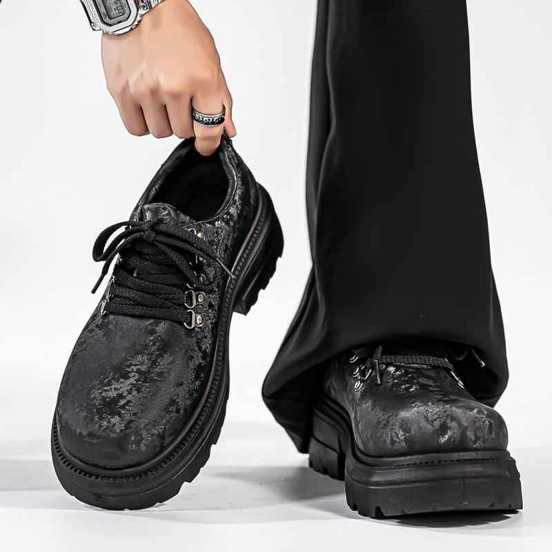 Winter Men Retro British Style - Men'S Shoes With Height Increase 评论和价格