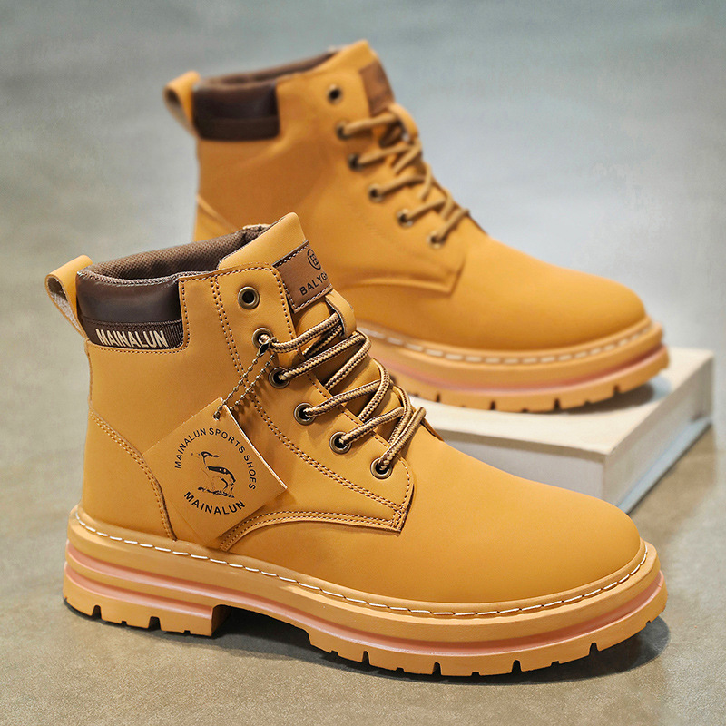 Classic Men High Top Boots Hig - Men Shoes Trends 评论和价格