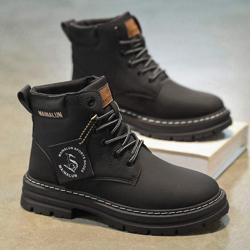 Classic Men High Top Boots Hig - Men Shoes Trends 评论和价格