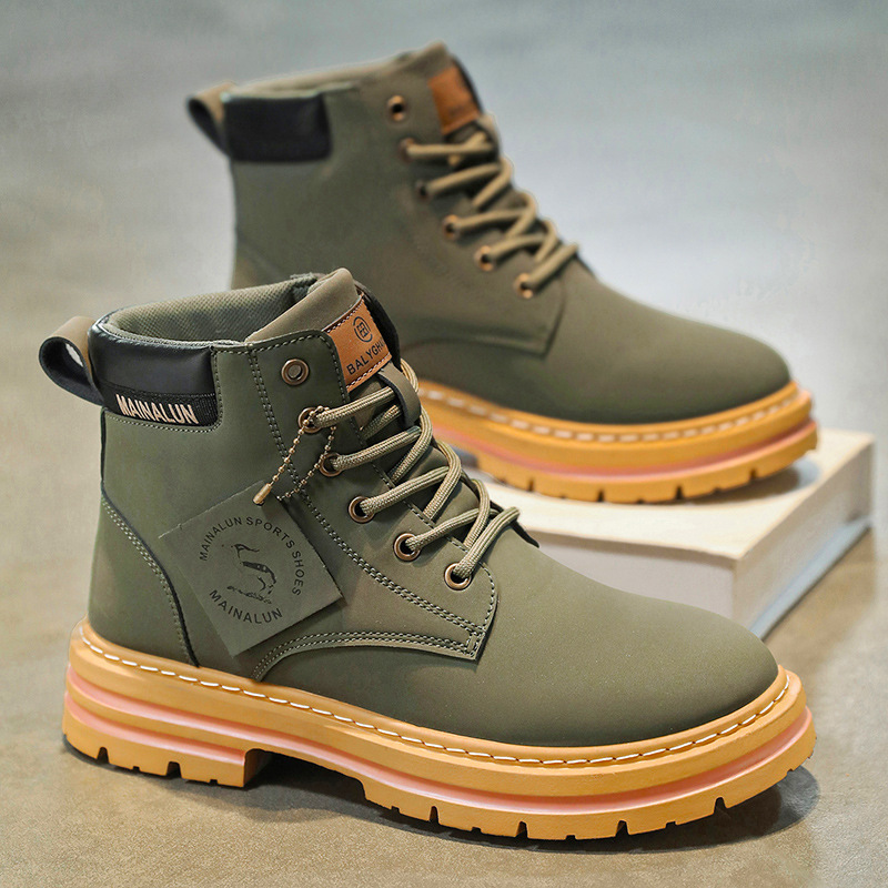 Classic Men High Top Boots Hig - Men Shoes Trends 评论和价格