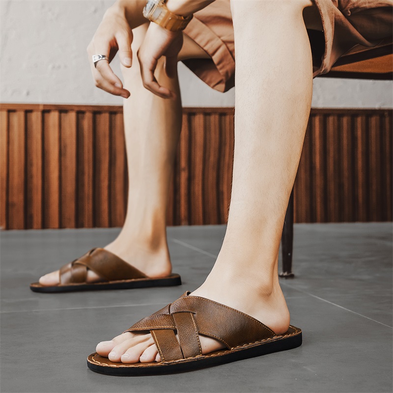 Genuine Leather Men Casual San - Men'S Shoes Top Brands 评论和价格