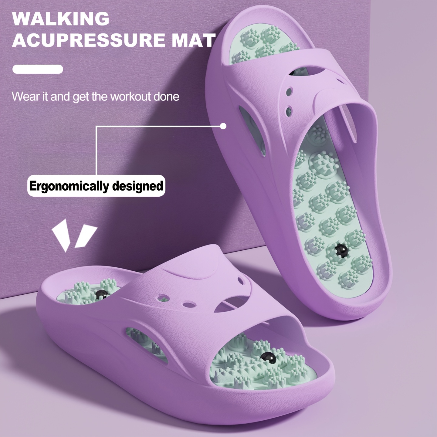 Women Men EVA Massage Slippers - Men Shoes Men 评论和价格