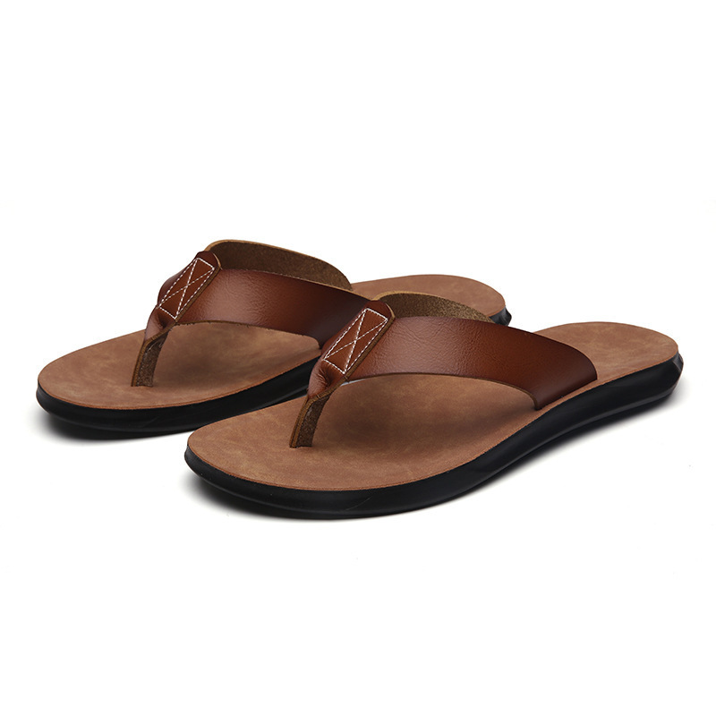 38-47 New Italian Leather Flip - Men'S Shoes Top Brands 评论和价格