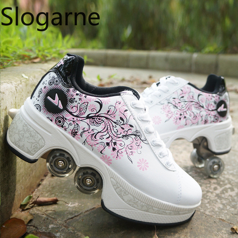 Women 4 Wheels Deformation Rol - Men Shoes Men 评论和价格