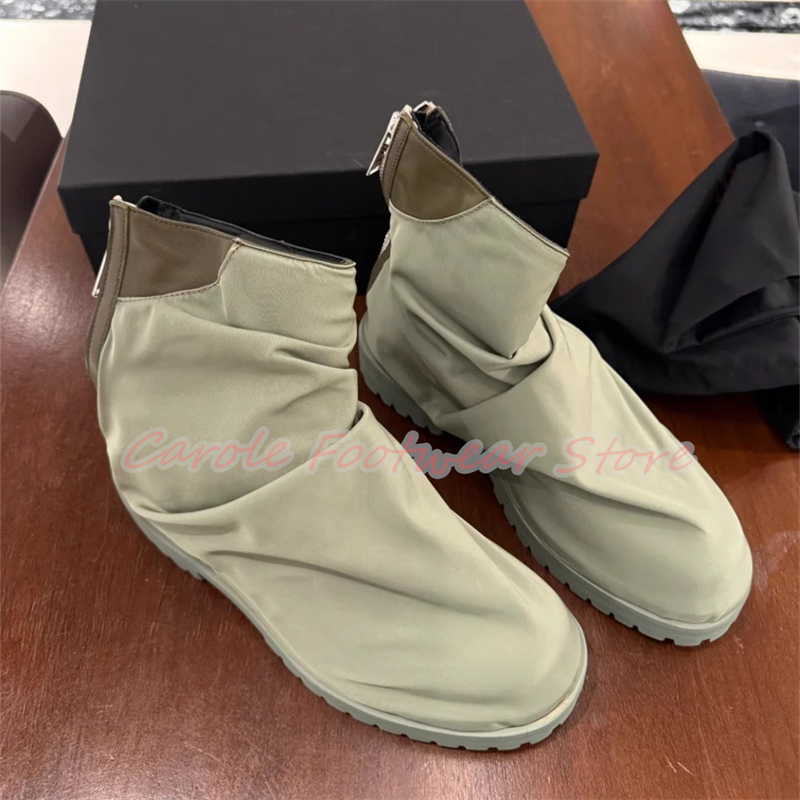 Pleated Nylon Cloth High Top M - Men'S Shoes With Height Increase 评论和价格
