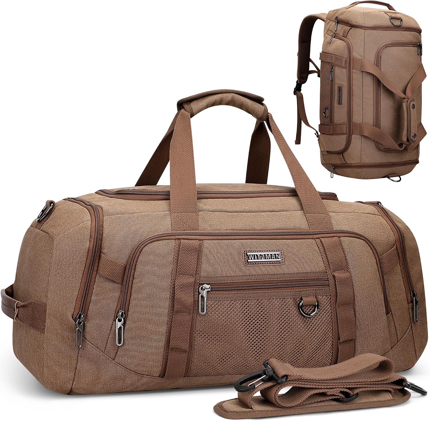 Canvas Duffle Bag for Men 3 in - Men Shoes Men 评论和价格