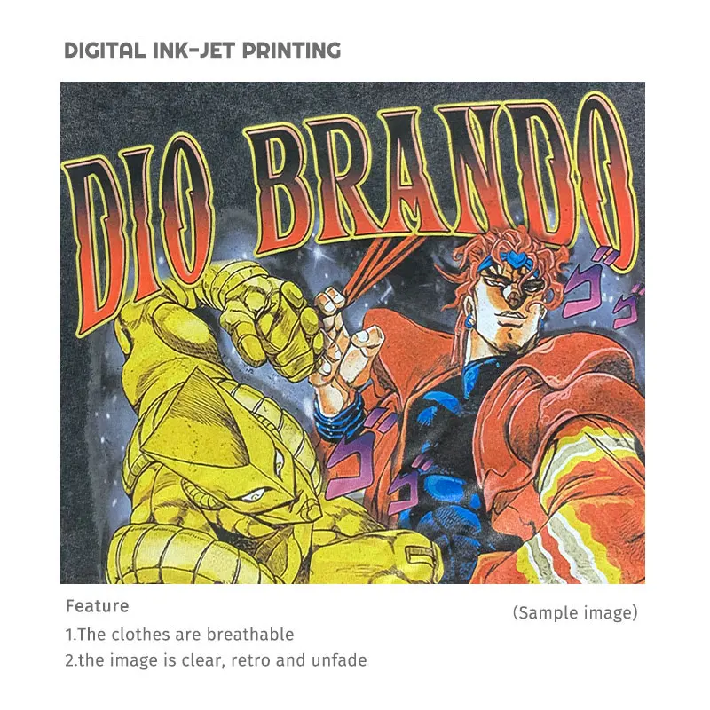 Bandai Anime JoJos T Shirt Vin - Men Shoes Xxl 评论和价格