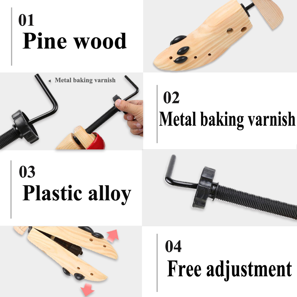Fits Fixed Shoe Stretcher Wood - Men Shoes Rack 评论和价格