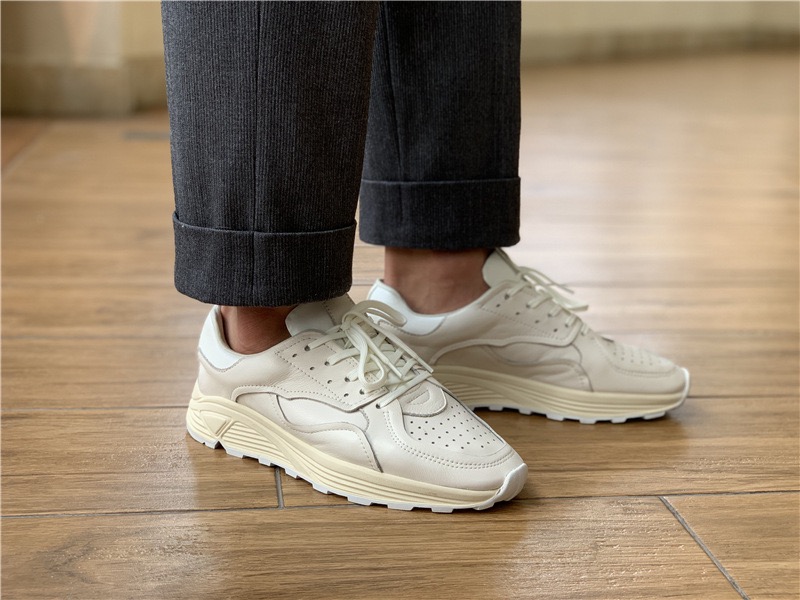 Round-toe Lace-up Casual White - Men'S Shoes Top Brands 评论和价格