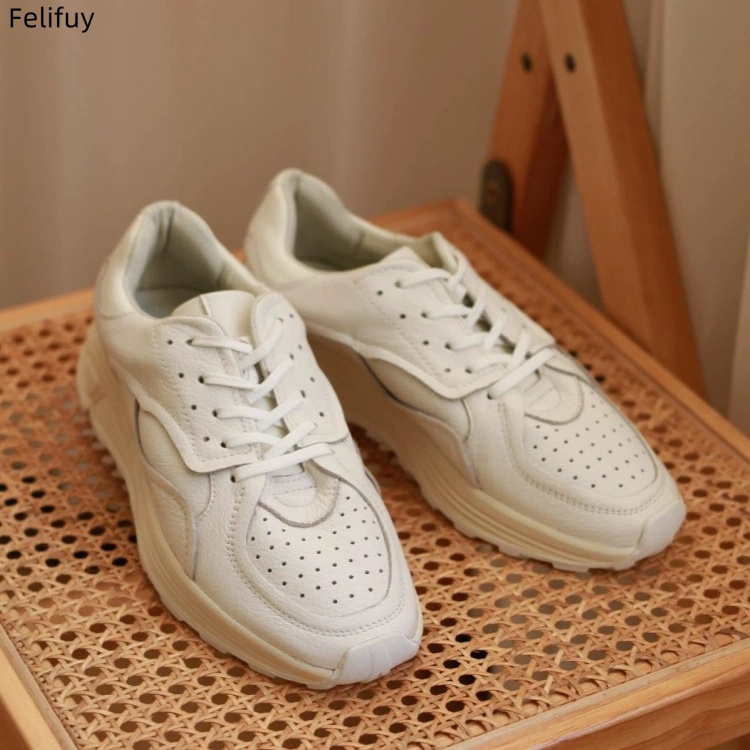 Round-toe Lace-up Casual White - Men'S Shoes Top Brands 评论和价格