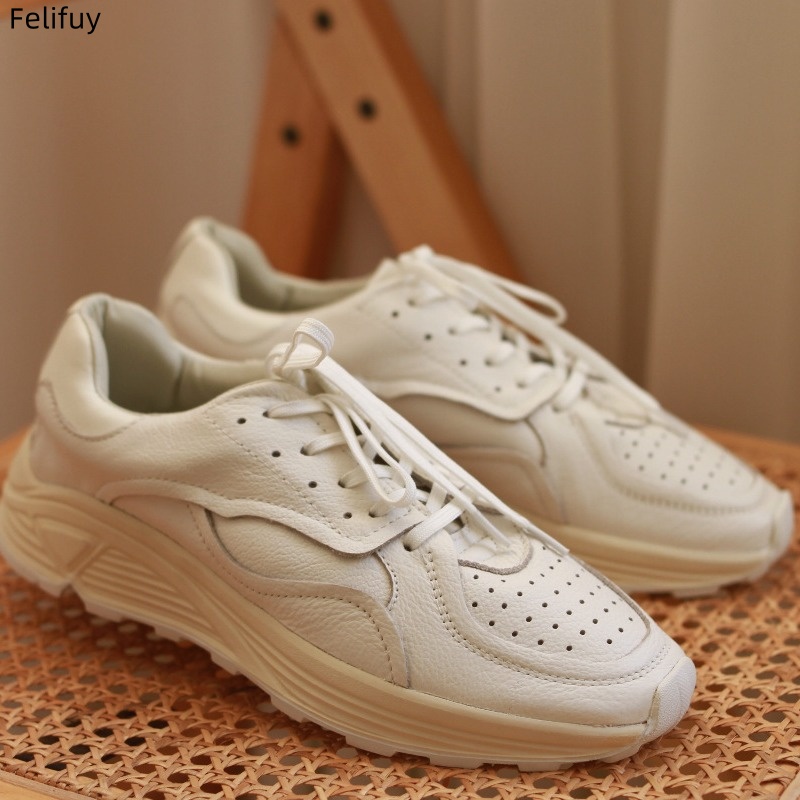 Round-toe Lace-up Casual White - Men'S Shoes Top Brands 评论和价格