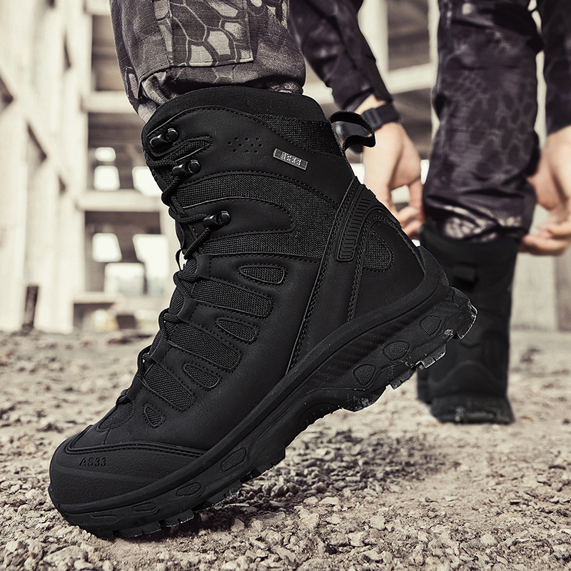 New Men Tactical Boots Militar - Men'S Shoes Hiking 评论和价格