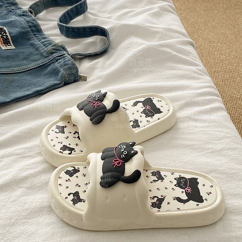 Printting Cute Bear Women Slip - Men'S Shoes Non Slip 评论和价格