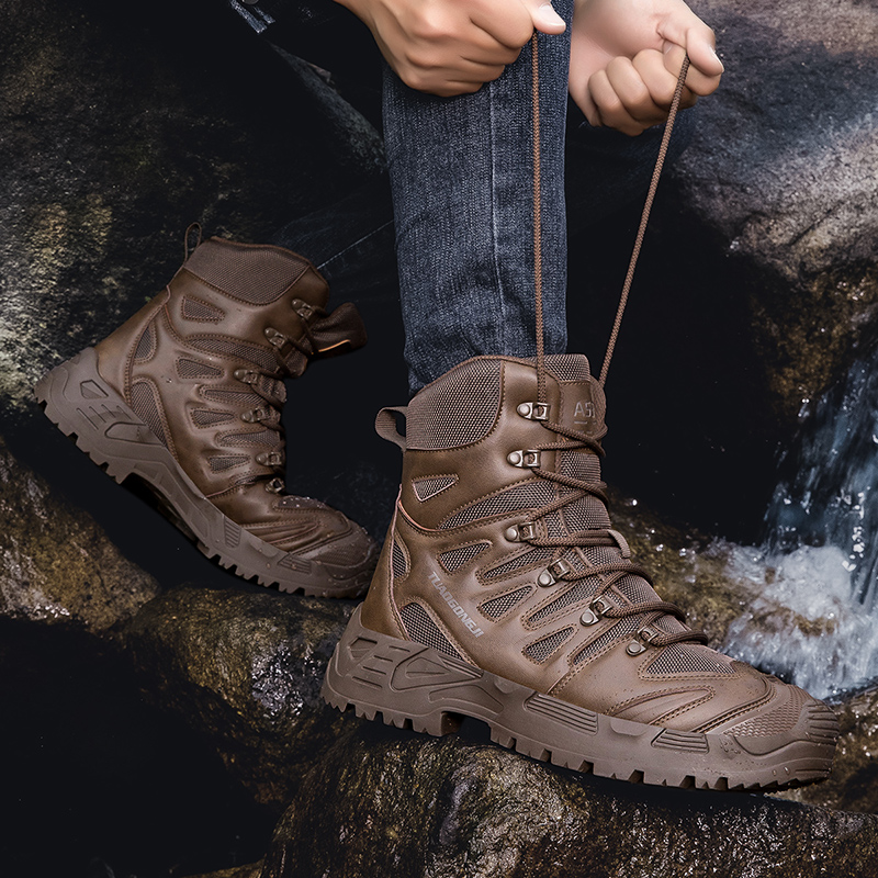 Men's Outdoor Hiking Tactical  - Men'S Shoes Hiking 评论和价格