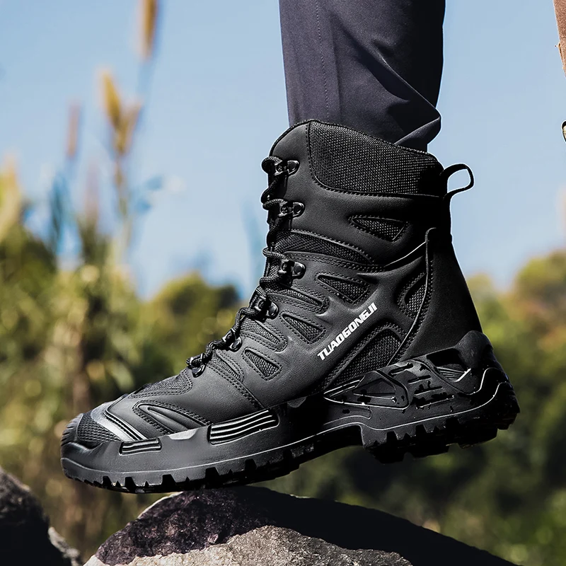 Men's Outdoor Hiking Tactical  - Men'S Shoes Hiking 评论和价格