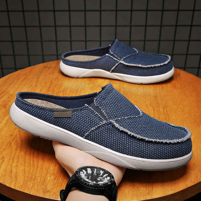 Canvas Slip on Half Shoes for  - Men Shoes Xxl 评论和价格