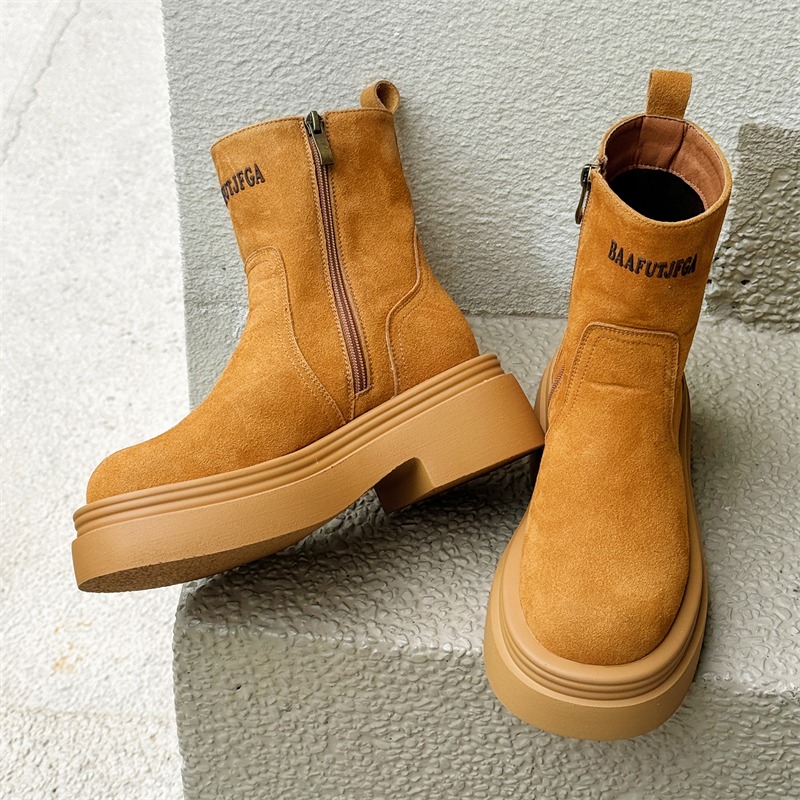 Winter Europe America Retro Th - Men'S Shoes With Height Increase 评论和价格