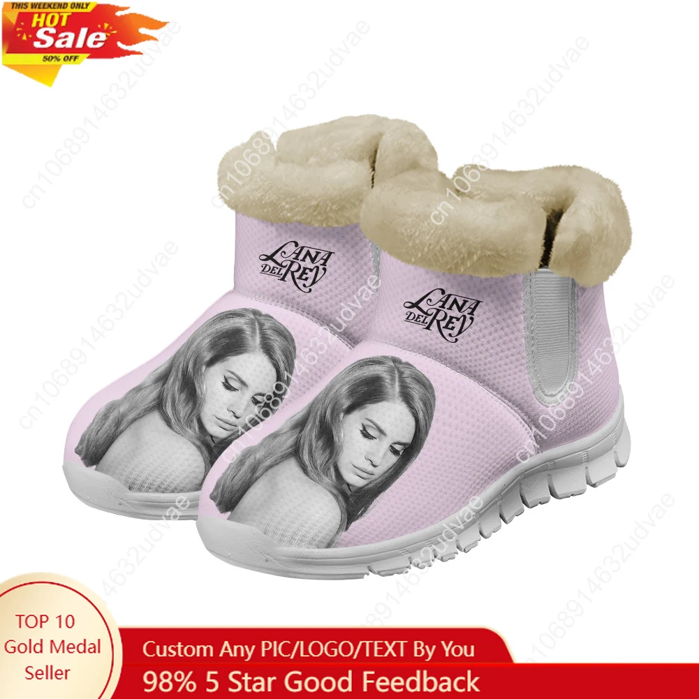 Lana Del Rey Singer Plush Shoe - Men Shoes Boots 评论和价格