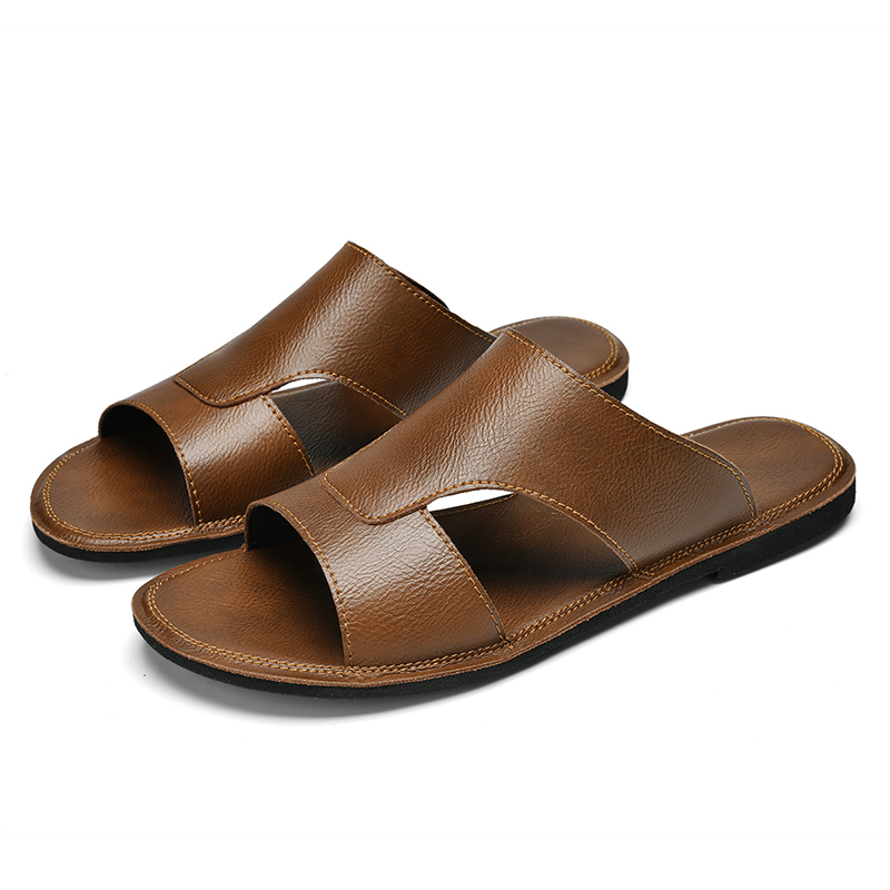 Men Black Brown Flat Heel PU O - Men Shoes Black 评论和价格