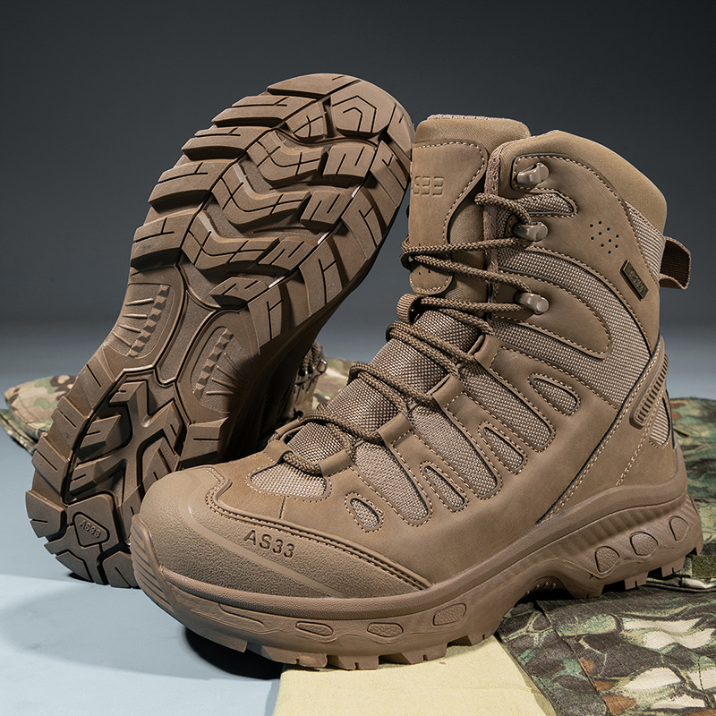 Men Tactical Boots Lace Up Bra - Men'S Shoes Hiking 评论和价格