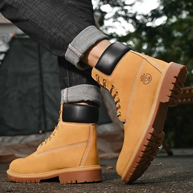 Boots Men High Top Boots High  - Men Shoes Trends 评论和价格