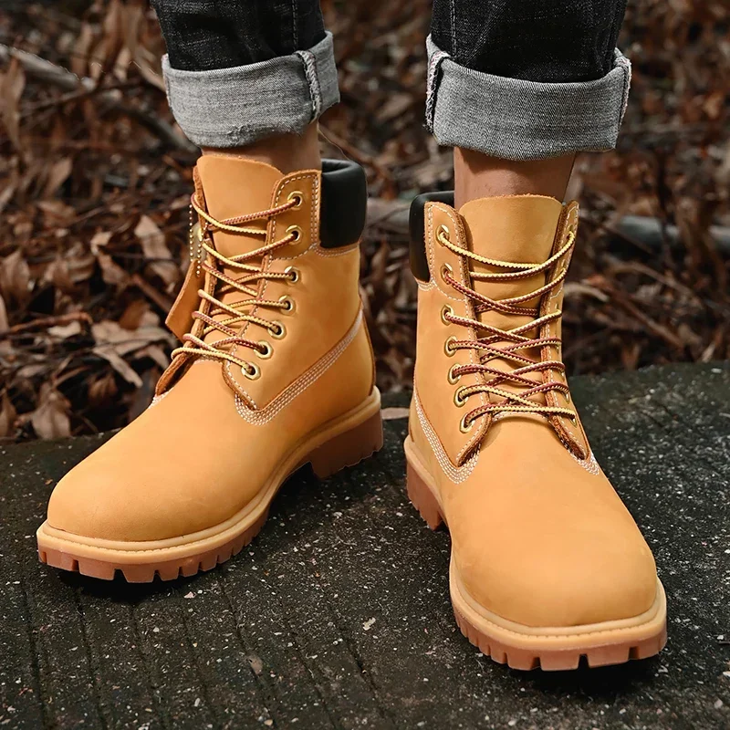 Boots Men High Top Boots High  - Men Shoes Trends 评论和价格