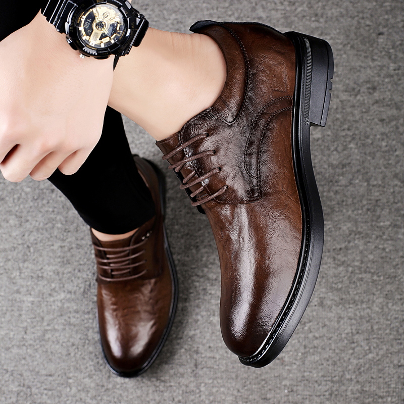 Leather Casual Elevator Shoes  - Men'S Shoes With Height Increase 评论和价格