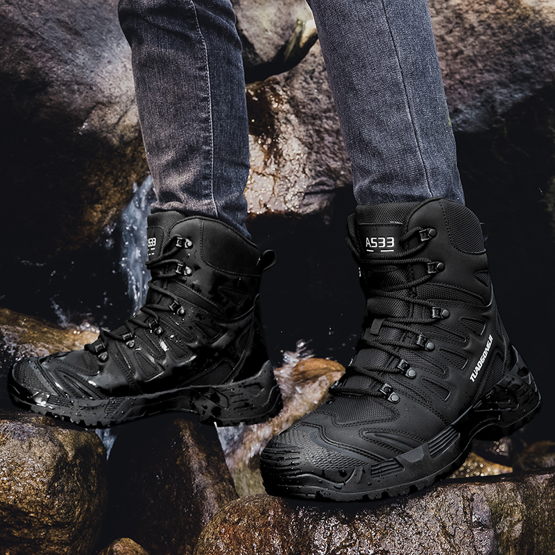 Men's Large Size Outdoor Tacti - Men'S Shoes Hiking 评论和价格