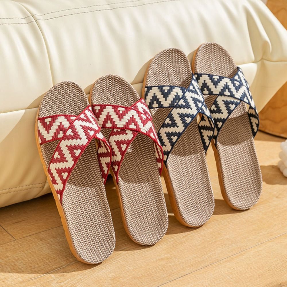 Fashion Ethnic Style Linen Cro - Men'S Shoes Non Slip 评论和价格